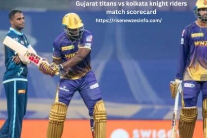 gujarat titans vs kolkata knight riders match scorecard